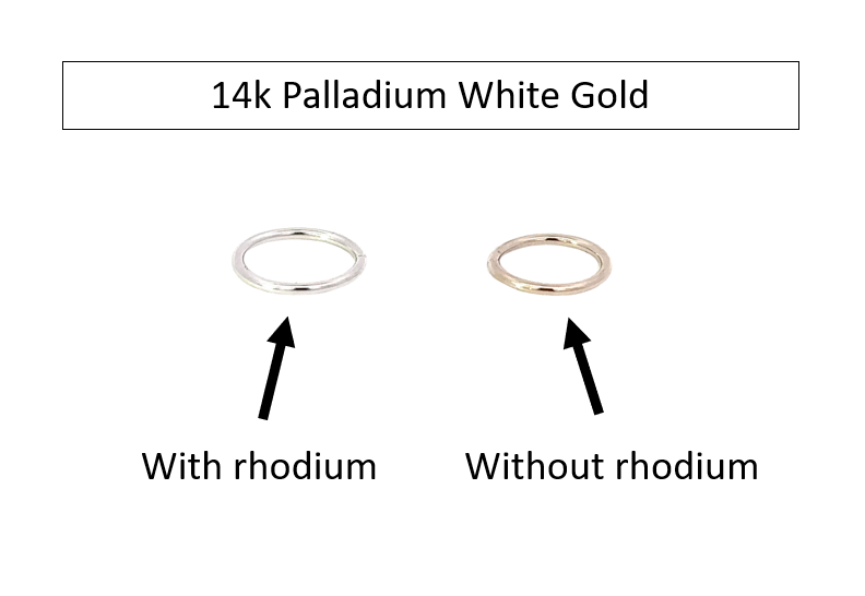 Classic Seam Ring - 14k Palladium White Gold